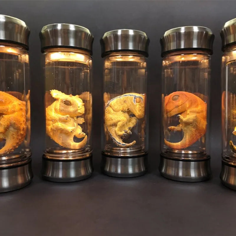 Led Dinosaur Embryon Jar Jurassic World Jurassic Park Velociraptor Blue Embryo Jar Movie Prop Replica