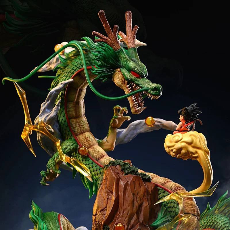 25cm Dragon Ball Z Figures GK Shenron Son Goku Decorative Figure Toys Gift Kids