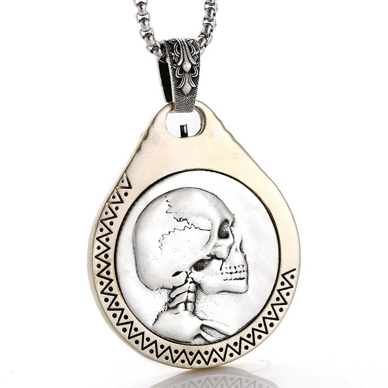 Scarab Mechanism Wandering Coin Pendant Necklace Medallion