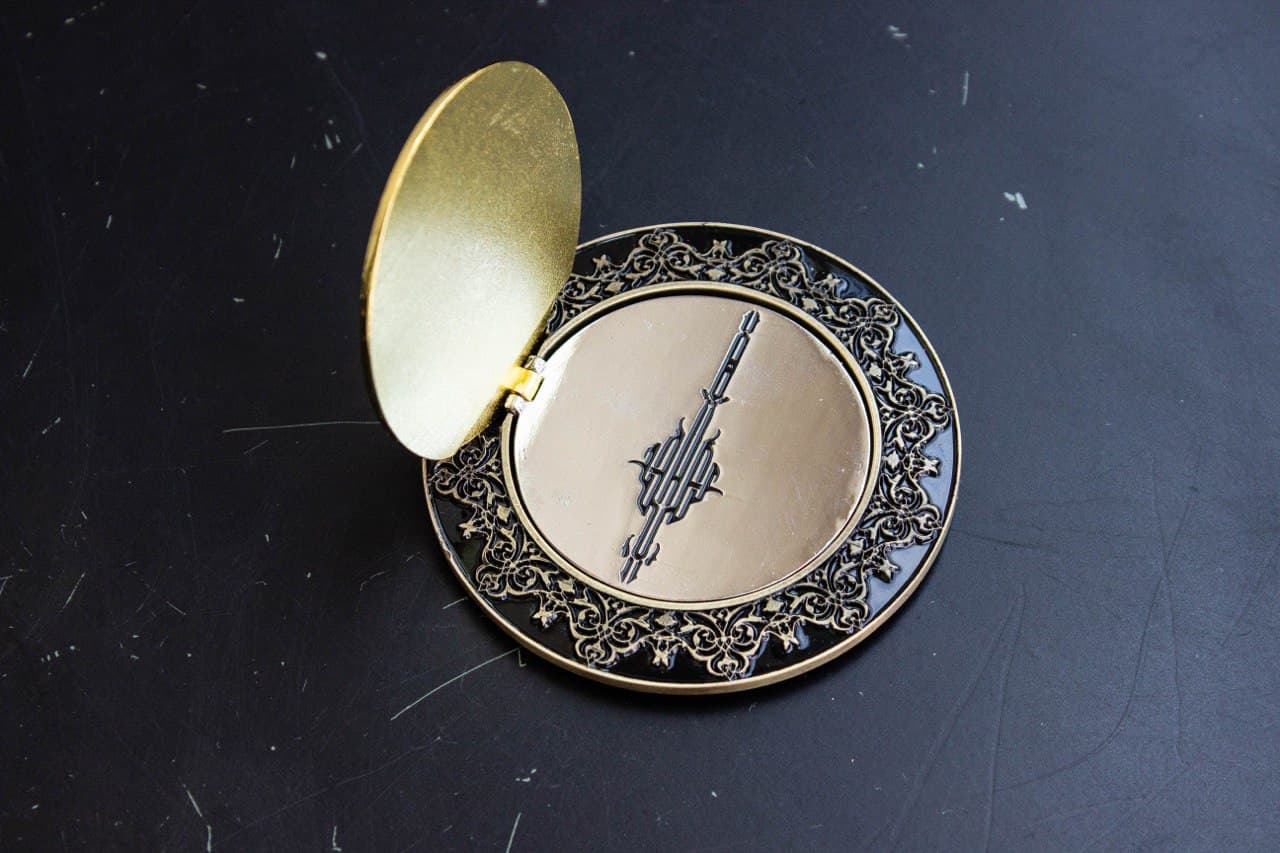 Arabic Blood oath marker Sofia John. Morocco Continental Hotel Gold coin. John