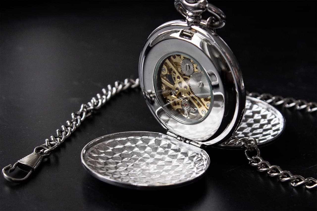 Continental Hotel Pocket Watch John W. Pendant coin. Watch