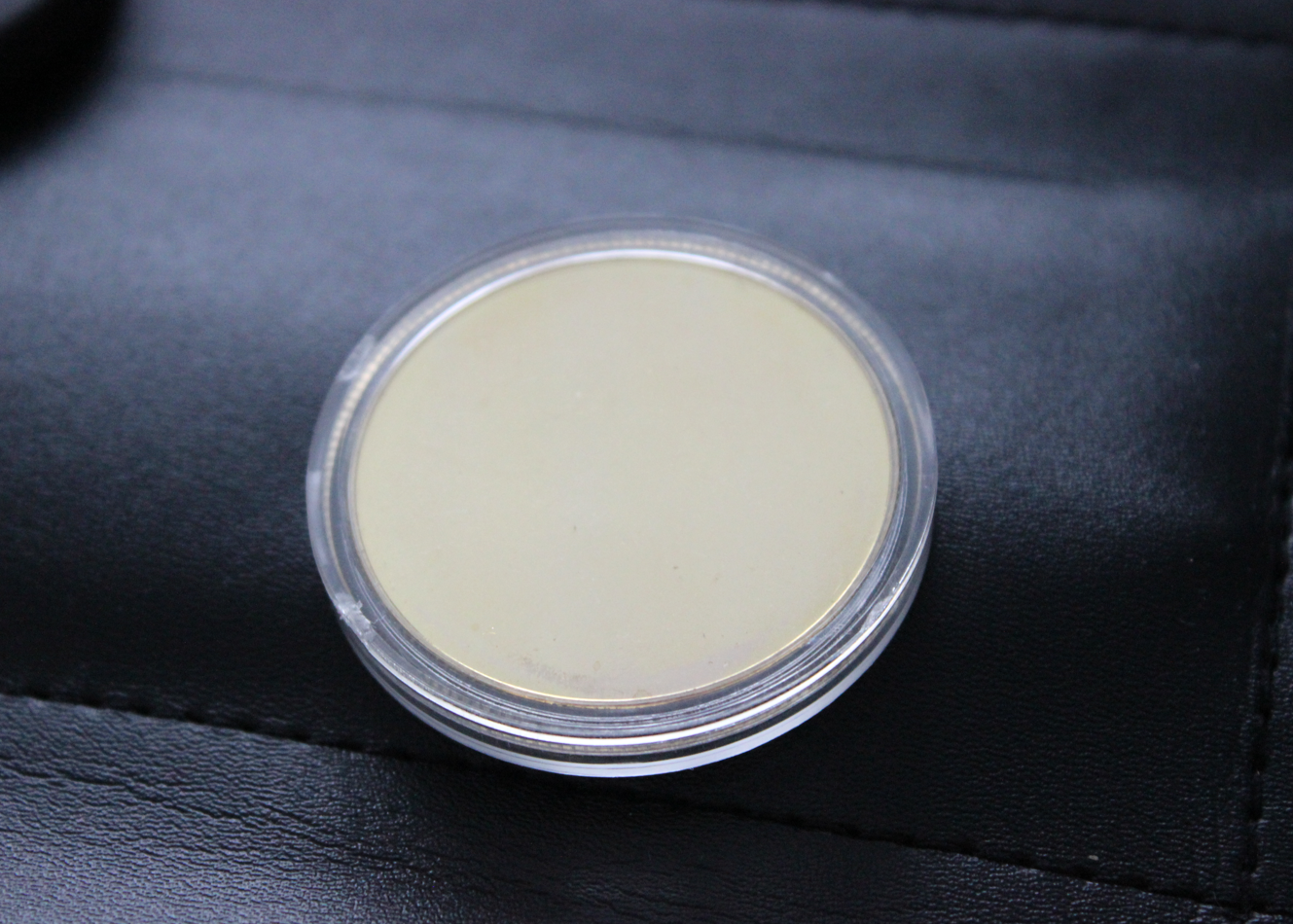 100 pcs Blank coins Gold Challenge Coin for Laser Engravable USA Stock Custom