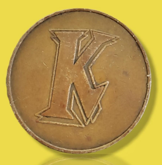 Custom coin, gold plated, 26 mm 100pcs