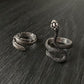 Lot Snake Ring pendant 925 Sterling Silver Plated Adjustable Steampunk Gothic Lot Nature Leaf Ring Punk Green Witch Vintage Magic